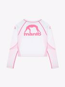 MANTO women rashguard Peacefull violence - white